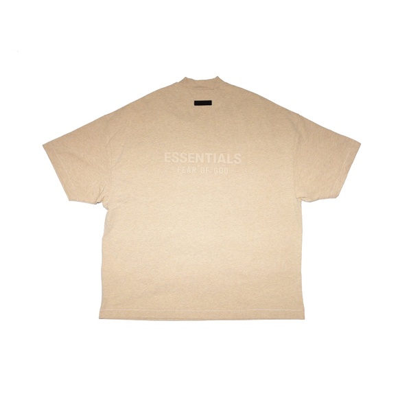 Fear of God Essentials V Neck 'Gold Heather' Tee - Picture 2 of 9